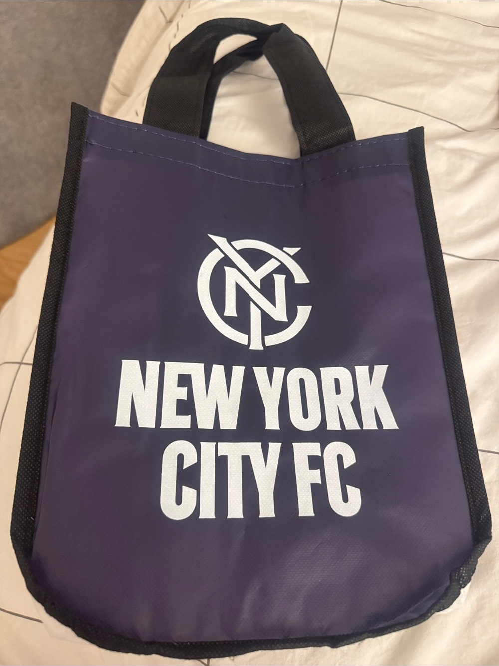 Navy Bag with Black Trim